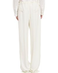 Ann Demeulemeester Wide-Leg Drawstring Pants - Lyst