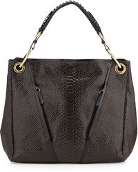 Oryany Bette Anaconda-Embossed Shoulder Bag - Lyst