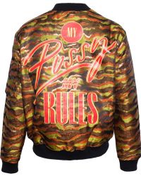 House Of Holland My Pussy Bomber Jacket - Lyst