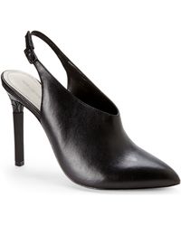Pour La Victoire Black Zen Slingback Pumps - Lyst