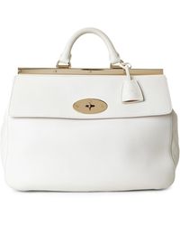Mulberry Off-White Suffolk Handbag - Lyst