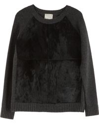 Forte Forte Calf Hair Jumper - Lyst