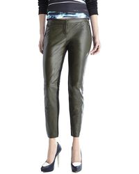 Sachin & Babi Leather Front Pants - Lyst