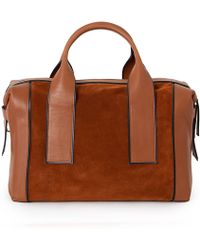 Pierre Hardy Suede And Leather Cross-Body Bag Suede And Leather Cross-Body Bag - Lyst