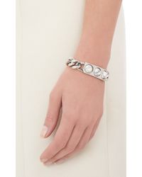 Balenciaga Marble Stud "Id" Bracelet - Lyst