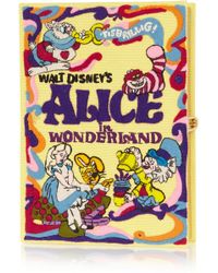 Olympia Le-Tan + Disney&Copy; Alice In Wonderland Embroidered Clutch - Lyst