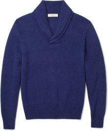 Burberry Shawlcollar Cashmereblend Sweater - Lyst