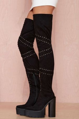 Reach New Heights: Thigh High Boots-image-1