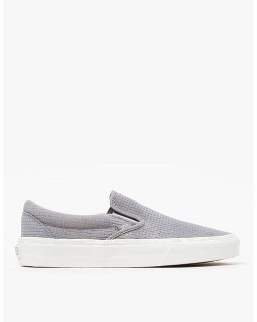 vans slip ons wild dove