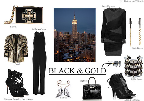 BLACK & GOLD.
