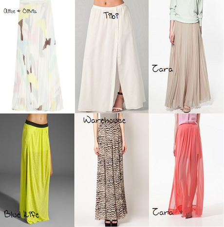 Currently Obsessed: Maxi Skirts