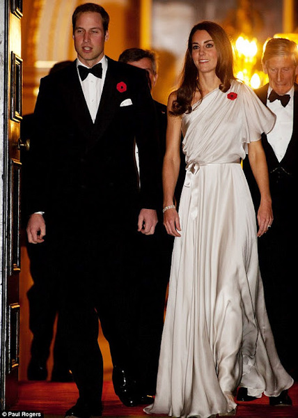 Duke and Duchess of Cambridge attend a dinner reception in aid of the National Memorial Arboretum Appeal