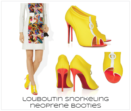 {over the top} Christian Louboutin Snorkeling Neoprene Booties