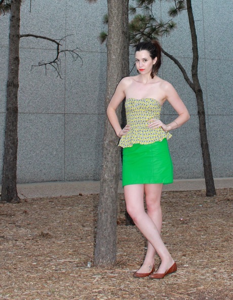 Summer Trends: Ladylike Peplums and Summer Leather