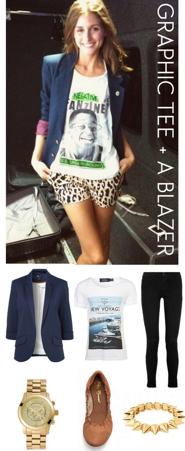 Graphic Tee + A Blazer
