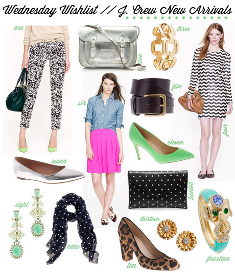Wednesday Wishlist // J. Crew New Arrivals