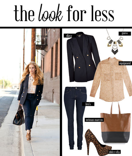 the look for less: dior blazer