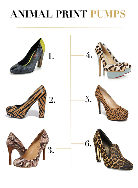On the Catwalk with Animal Print Pumps