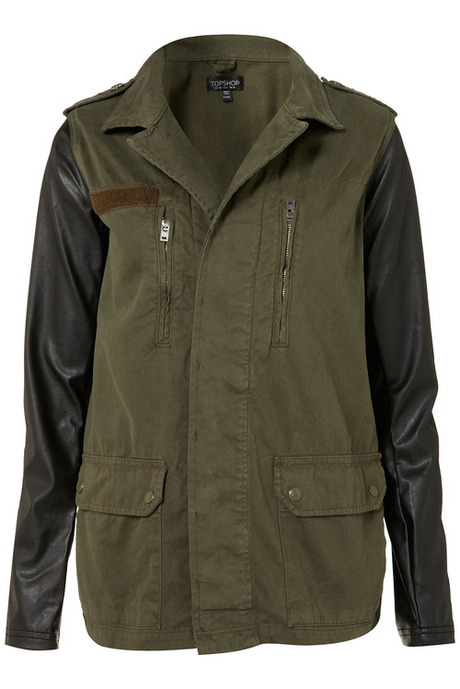 streetstyled:
Loving this Army Jacket from Topshop.