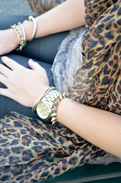 Leopard, Leather & Lace