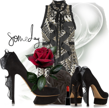 Ruffles and roses....