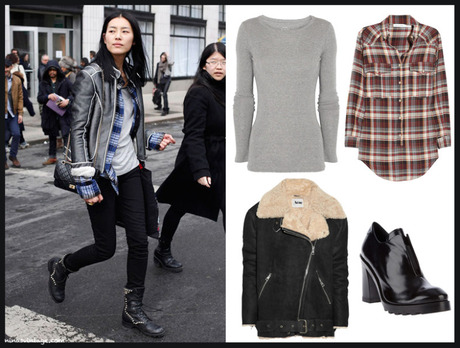 LOOK OF THE DAY: SHEARLING JACKET