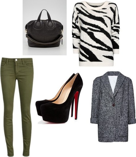 yeehaaa by judith-kostler featuring a zebra sweaterMango zebra...