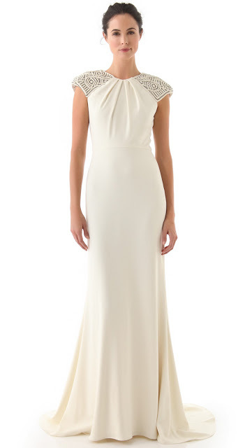 Cap Sleeve Gown