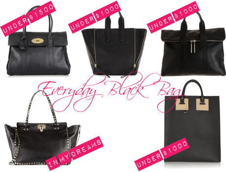 Everyday Black Bag