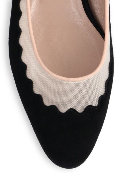 nude mesh flats