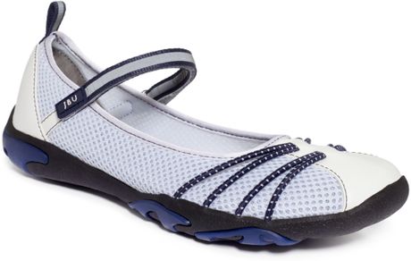 Jambu Jbu Ariel Flats in Blue (WhiteNavy) | Lyst