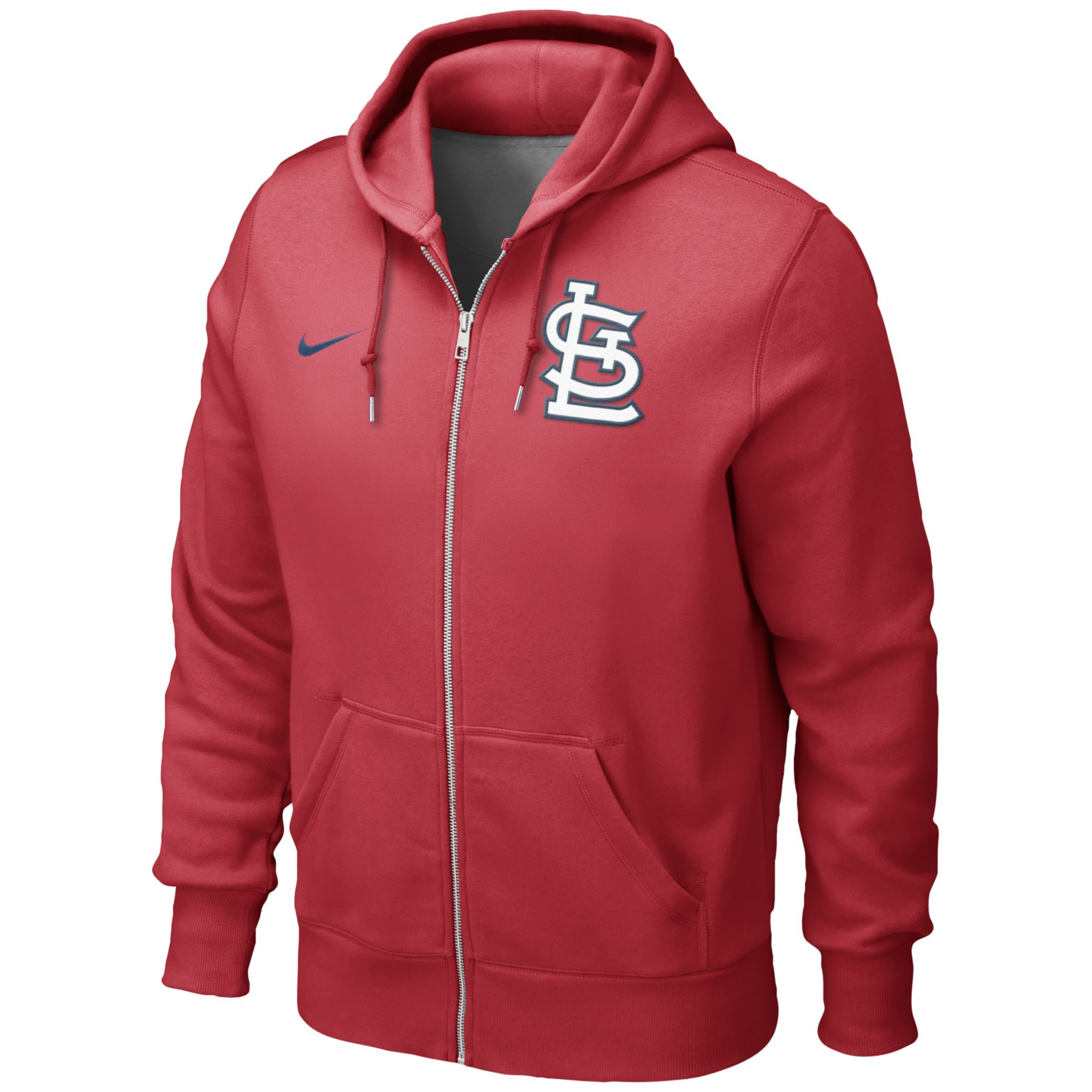 Nike Mens St Louis Cardinals Fullzip Hoodie Sweatshirt in Red for Men | Lyst