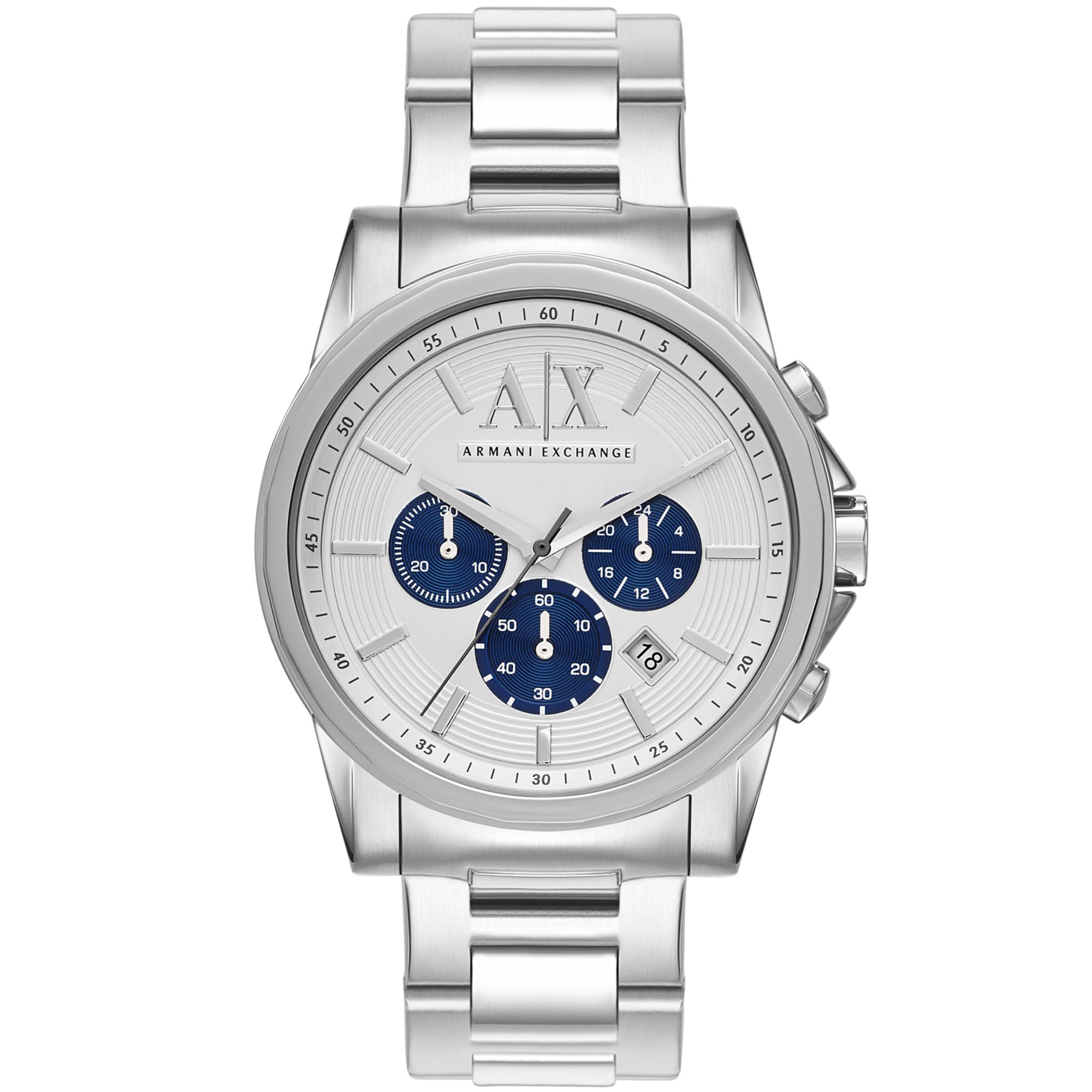 Armani Exchange Men'S Chronogrph Stinless Steel Brcelet Wtch 45Mm X2500 Armani Exchange Men's Stainless Steel Watch