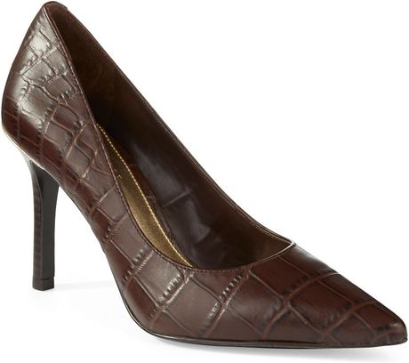 ralph lauren cognac pumps
