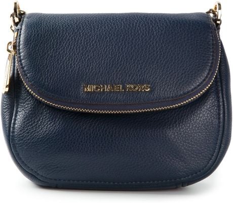 michael kors bedford tote blue