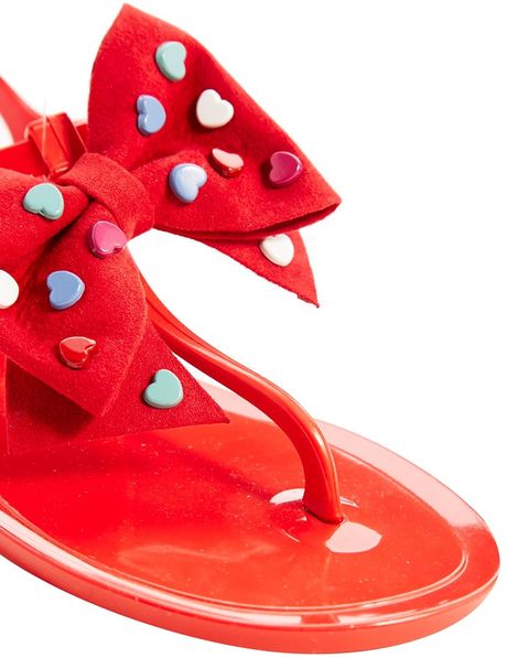 moschino jelly sandals