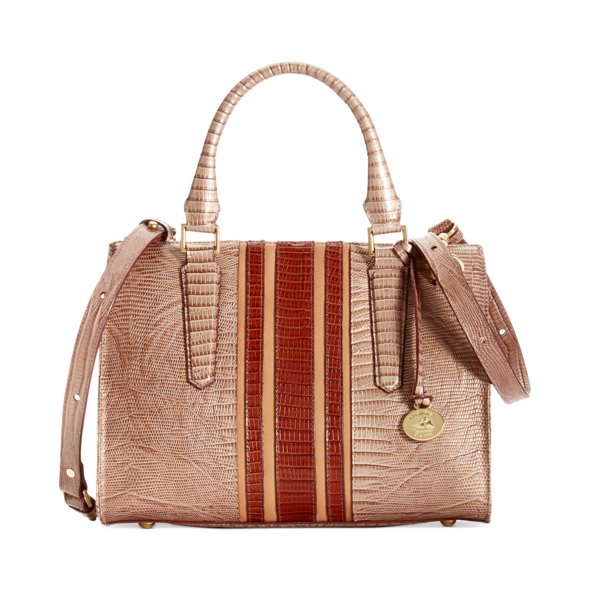 Brahmin Anywhere Convertible Handbag in Brown (Cabana) | Lyst