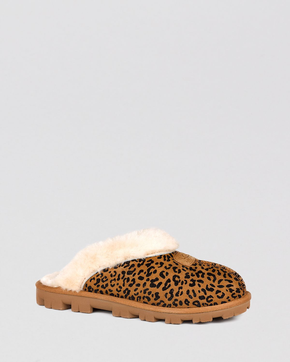 Ugg Ugg® Australia Flat Scuff Slippers - Coquette Rosette Leopard in