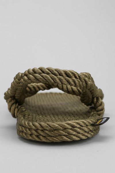Urban Outfitters Burkman Bros X Gurkees Neptune Rope Sandal in Green ...
