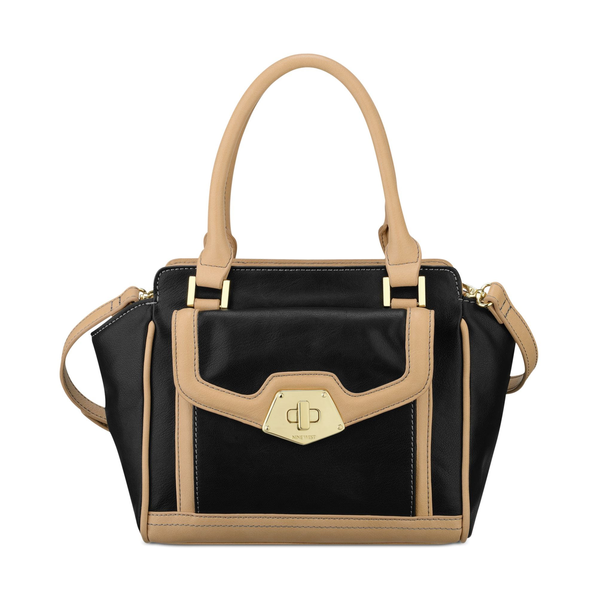 nine west leather tote