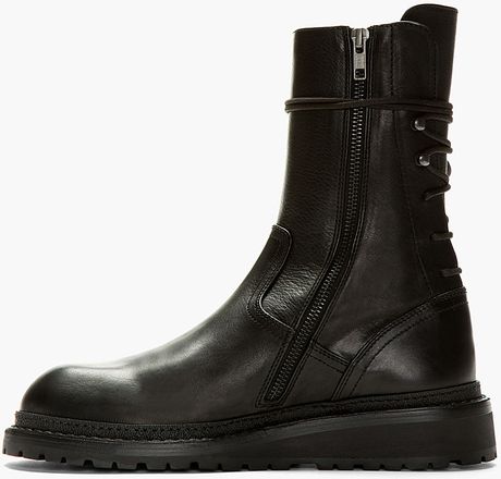 ankle ann tall boots lace leather
