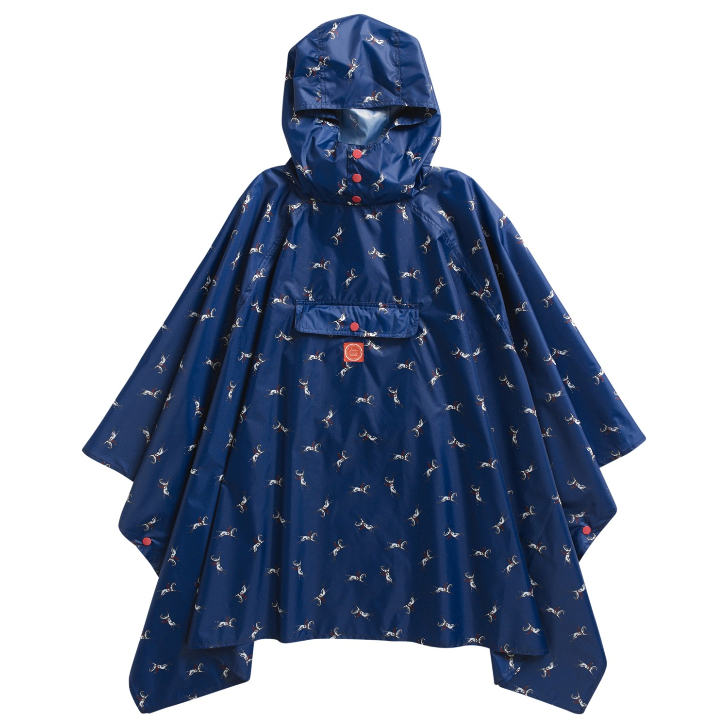 Joules Horse Print Rain Proof Hooded Poncho in A Bag in Blue (Navy) Lyst