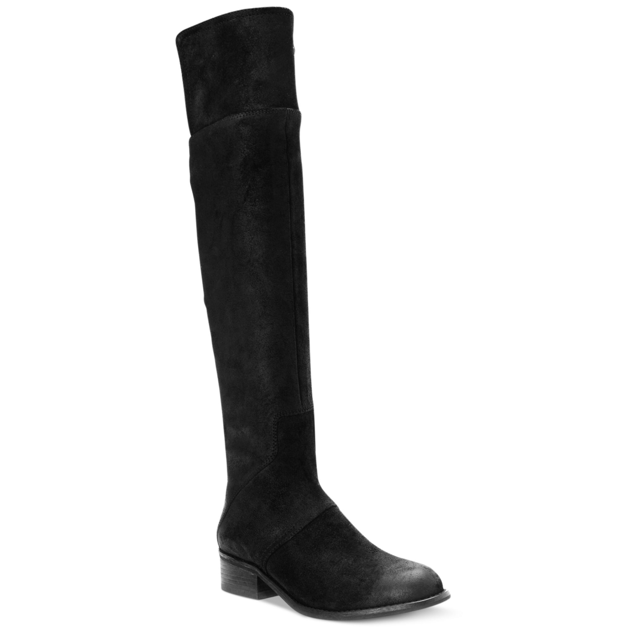 Nine West Knee High Boots Flat GUESS Women's Tailia Lug Platform