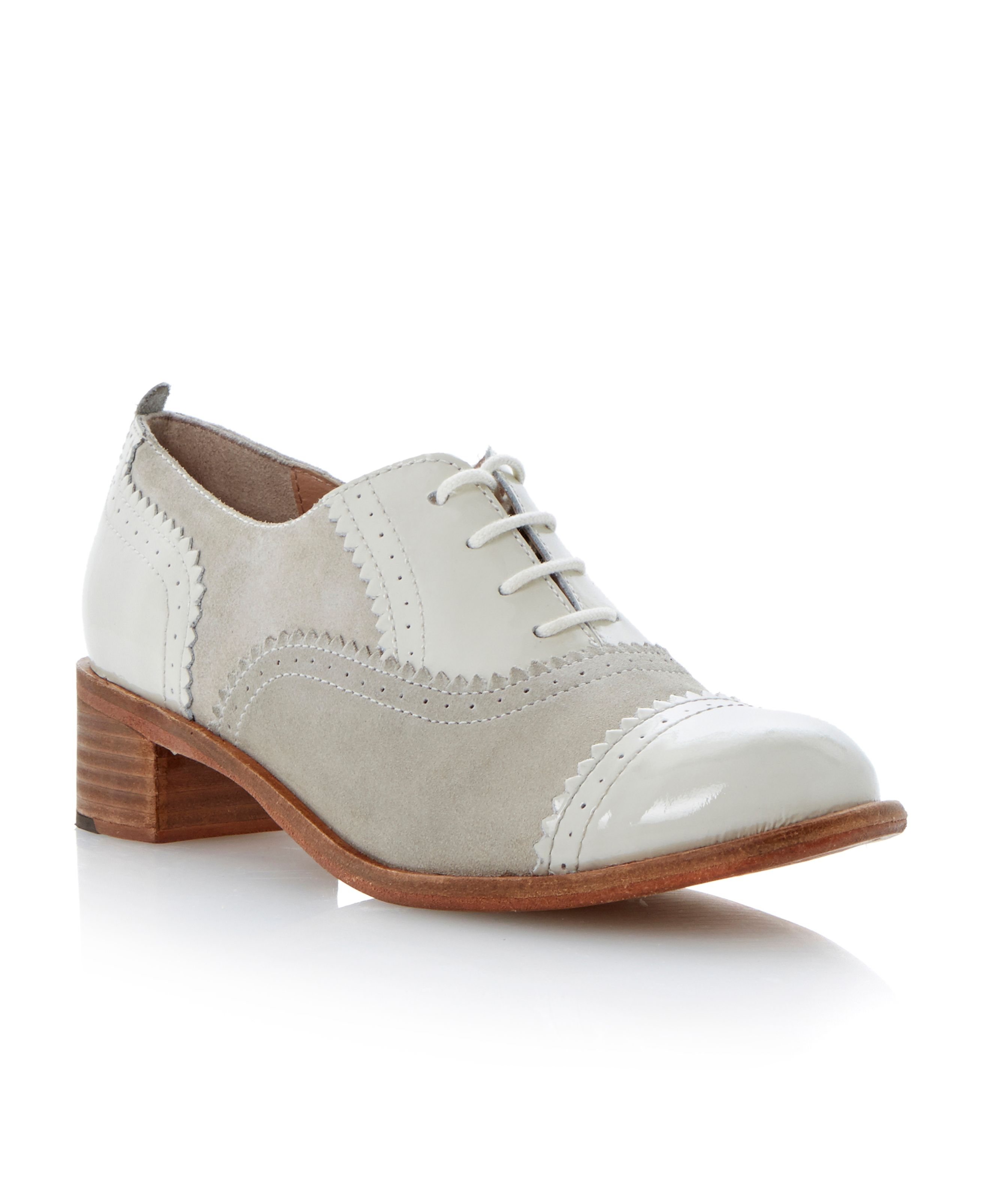 small heeled brogues