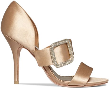 gold badgley mischka sandals
