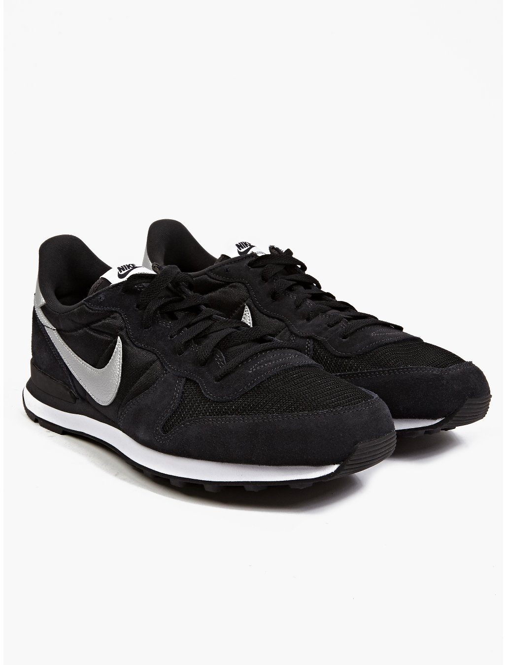 Nike Mens Black Internationalist Sneakers in Black for Men | Lyst