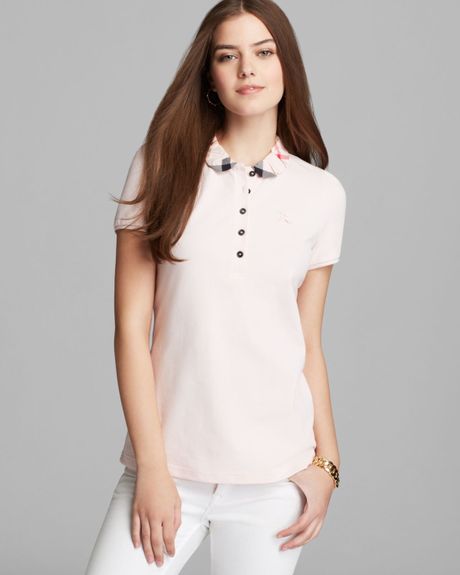 burberry brit women's polo shirt