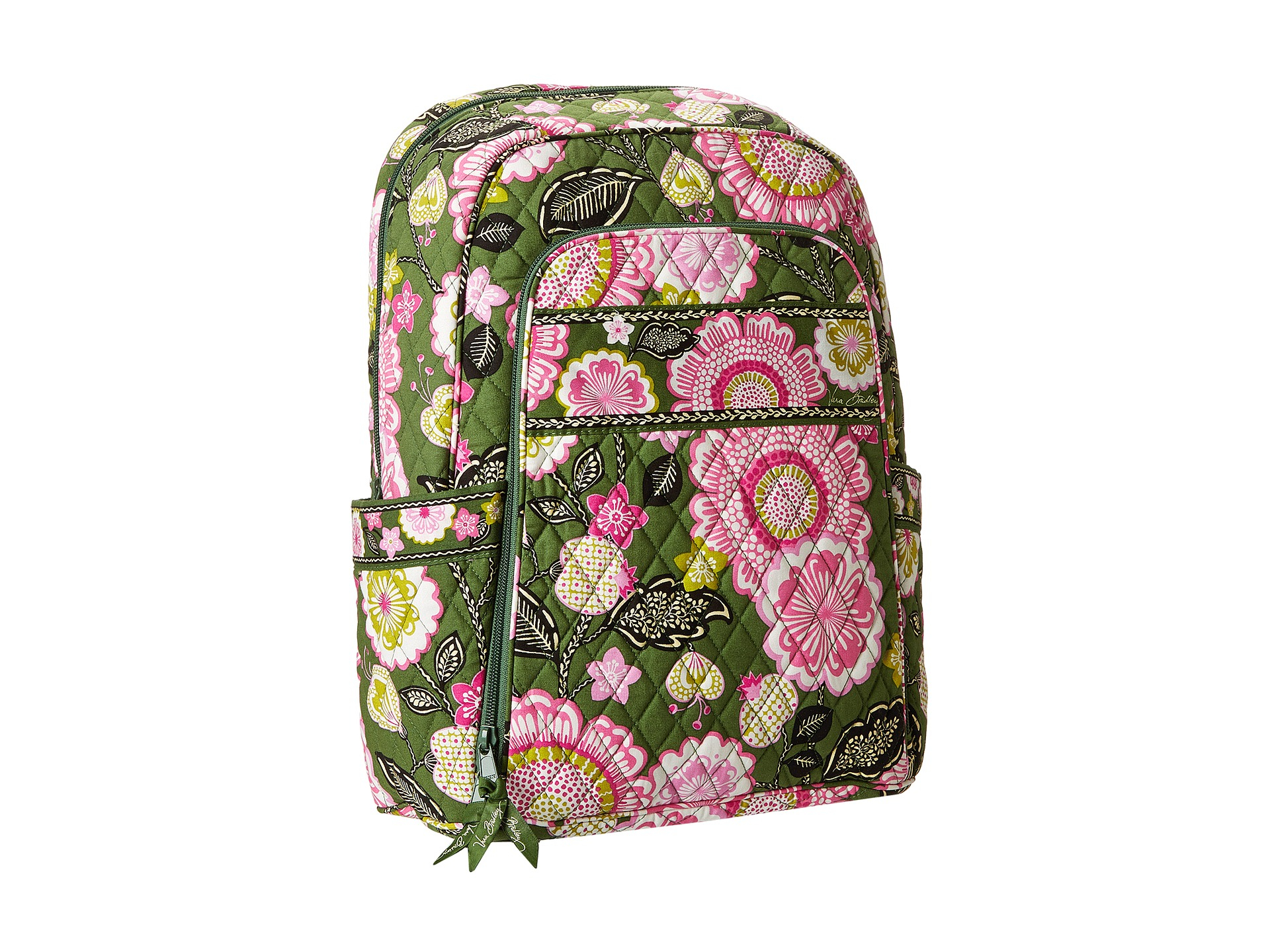 Vera Bradley Laptop Backpack in Green (Olivia Pink) Lyst