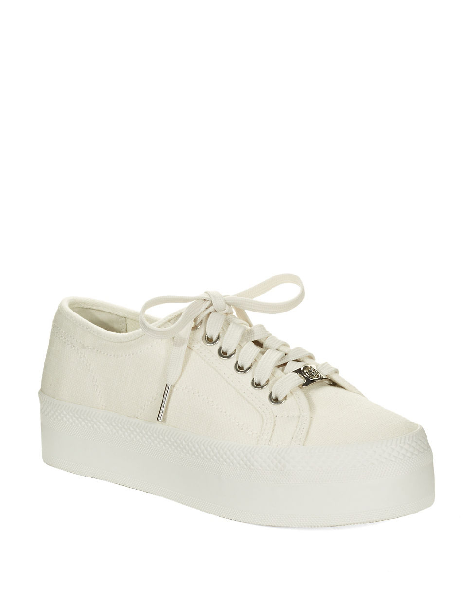 michael kors white platform sneakers