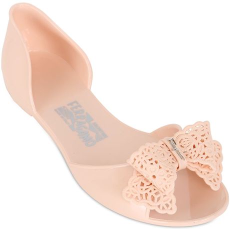 ferragamo rubber flats